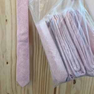 Blush Pink Wool Ties (set of 10)
